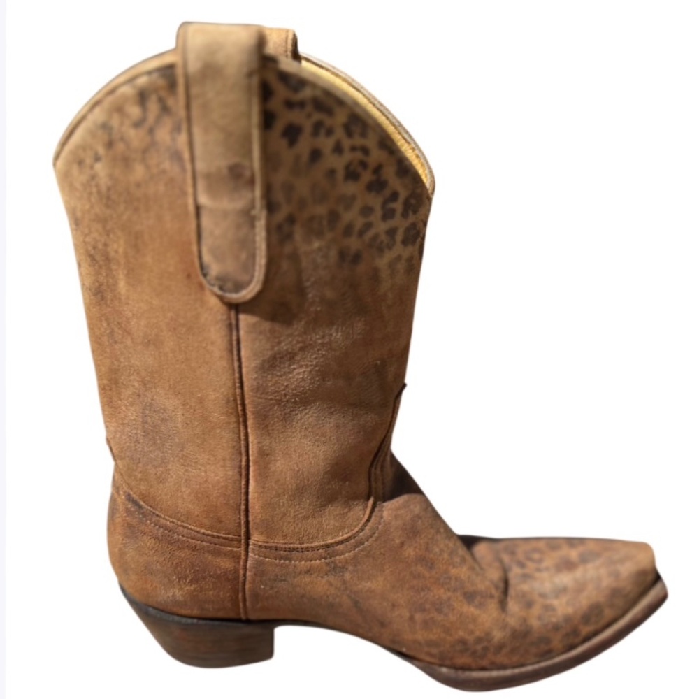 Old Gringo Leopartido 10" Tan/Brown Animal Print - Picture 10 of 14